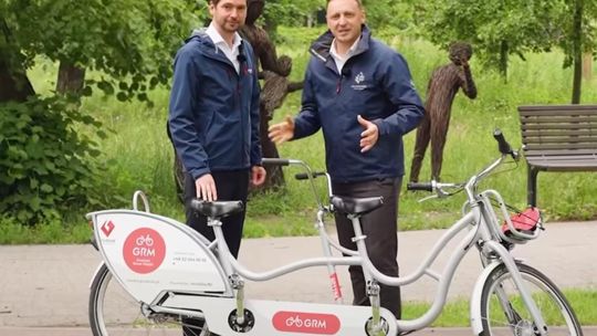 Grodzisk i Milanówek połączy miejski rower. Do floty dołączył tandem