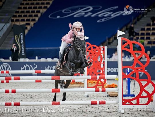 10-letnia Zuzanna Sasin z gminy Raszyn wicemistrzynią Cavaliada Future w Łodzi