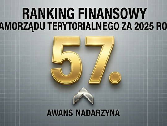 Awans Nadarzyna w Rankingu Finansowym Samorządu. Dariusz Zwoliński podsumowuje wyniki Gminy