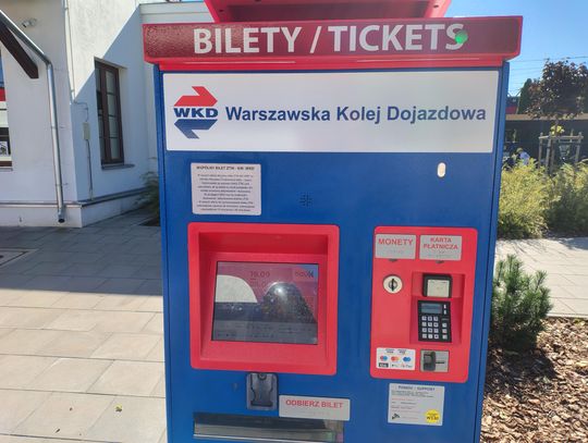 Bilety w biletomatach WKD znowu dostępne!