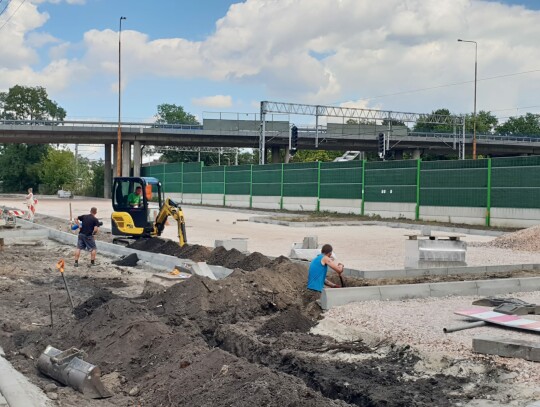 Budowa Parkuj i Jedź przy ul. Poniatowskiego