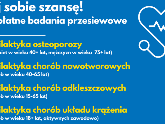 Daj sobie szansę na zdrowie!