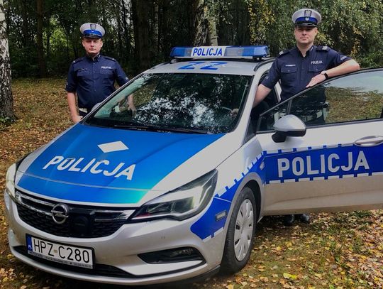 Dzięki eskorcie grodziskich policjantów dziecko szybko dotarło do szpitala