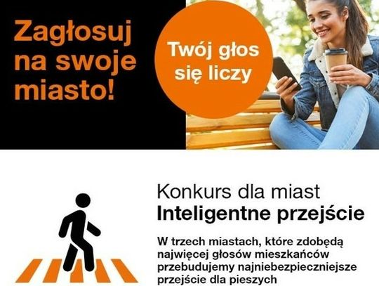 Głosuj na Grodzisk Mazowiecki w konkursie inteligentne przejście dla pieszych