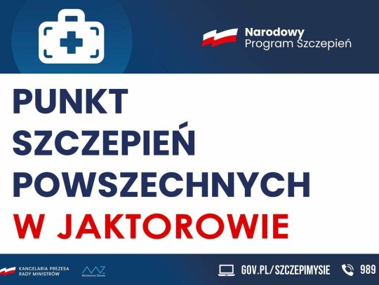 Gmina Jaktorów uruchamia Punkt Szczepień Powszechnych