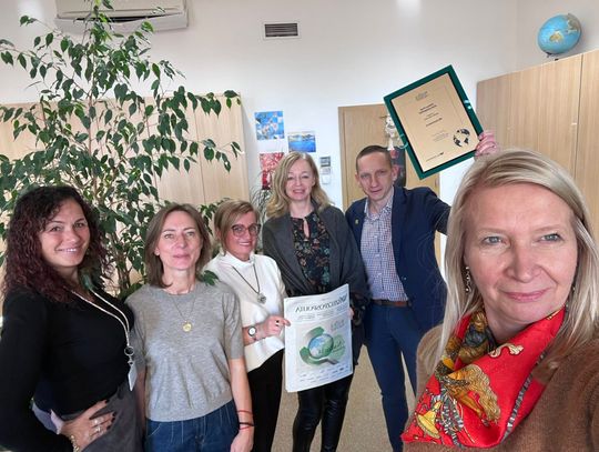 Gmina Michałowice z Zielonym Orłem Rzeczpospolitej