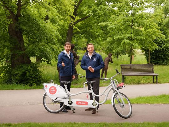 Grodzisk i Milanówek połączy miejski rower. Do floty dołączył tandem