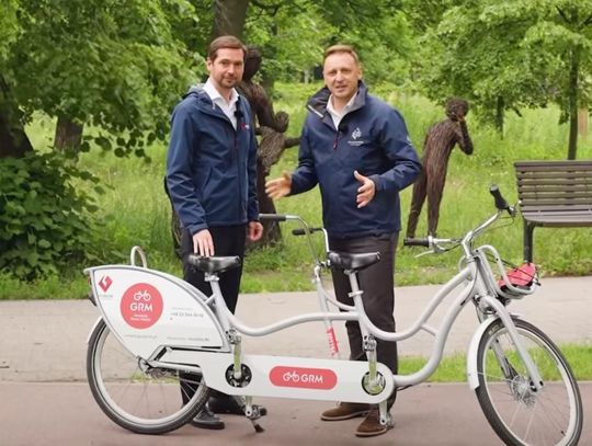 Grodzisk i Milanówek połączy miejski rower. Do floty dołączył tandem