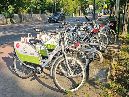 Grodziski Rower Miejski wjechał do Milanówka