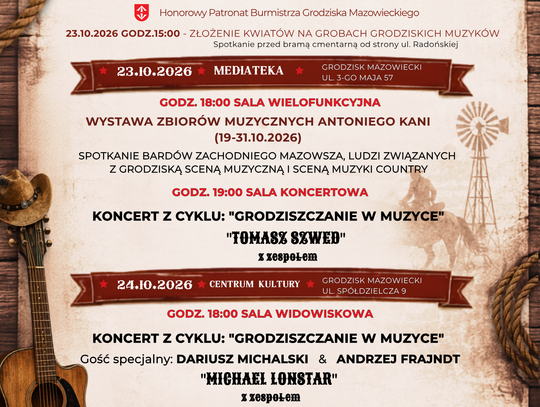 Grodziski Sejmik Muzyczny wraca. Dwa dni muzyki folkowej i country