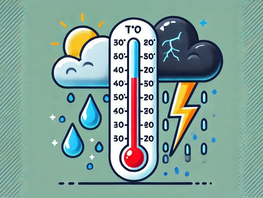 Groźne zjawiska meteorologiczne – ostrzeżenie RCB