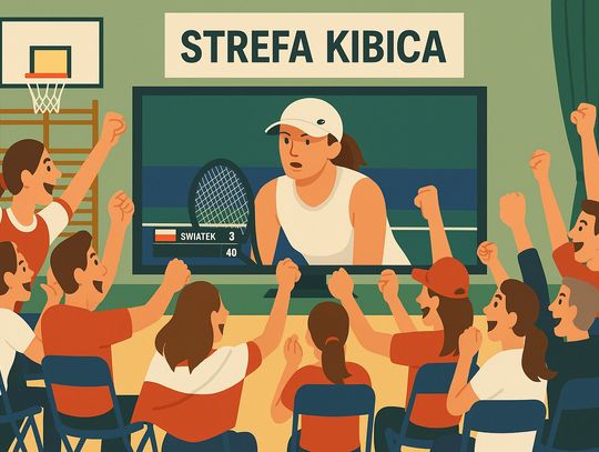 Iga Świątek z gratulacjami od Wójt Raszyna