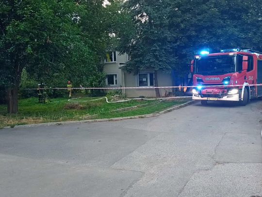 Kolejny pożar przy ul. Piwnej 7 w Pruszkowie