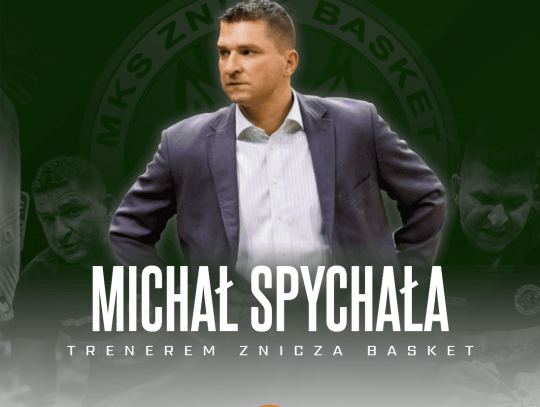 Michał Spychała trenerem Znicza Basket Pruszków