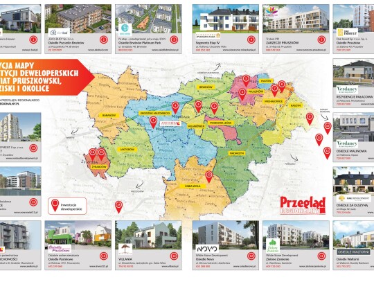 Mieszkania i domy w powiatach: grodziskim, pruszkowskim i okolicach – mapa najlepszych inwestycji