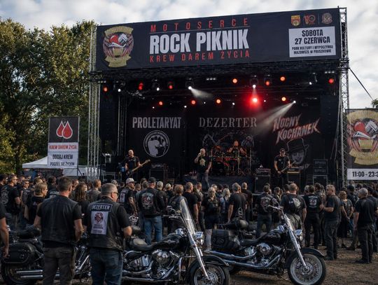 Motoserce Rock Piknik 2026. Proletaryat, Dezerter i Nocny Kochanek zagrają w Pruszkowie