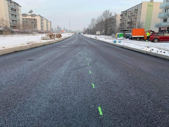 Na Działkowej remont nadal trwa