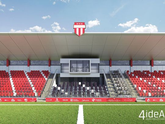 Nowy stadion Pogoni Grodzisk coraz bliżej. Oświetlenie kluczowym krokiem inwestycji