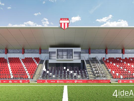 Tak będzie wyglądał stadion Pogoni Grodzisk. Zobacz imponujące wizualizacje!