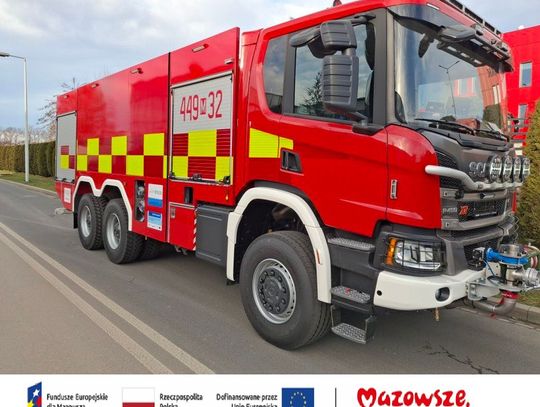 Nowy wóz dla straży pożarnej w Milanówku