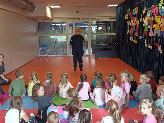 Policjanci odwiedzili przedszkolaków w Piastowie