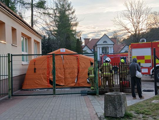 Potężny pożar i eksplozje w Grodzisku Mazowieckim. Ewakuowano 26 osób