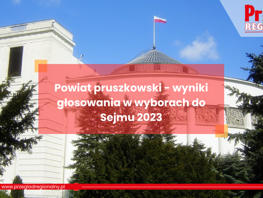 Powiat pruszkowski - wyniki głosowania w wyborach do Sejmu 2023