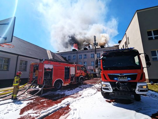 Pożar przerwał matury