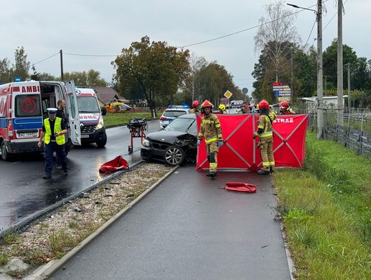 Śmiertelny wypadek niedaleko Grodziska Mazowieckiego