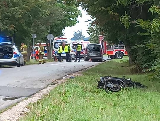 Śmiertelny wypadek przy miejscowości Milęcin