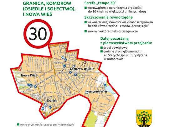 Tempo 30 i koniec tranzytu ciężarówek. Rewolucja w organizacji ruchu w gminie Michałowice
