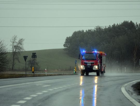 Tragiczny w skutkach pożar w Międzyborowie. 54-letnia kobieta nie żyje