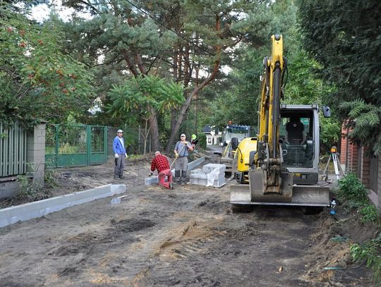 Trwają prace na ul. Mieszka I w Owczarni