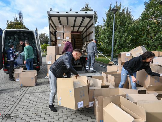 Udzielili wsparcia potrzebującym mieszkańcom ukraińskiego Hostomela