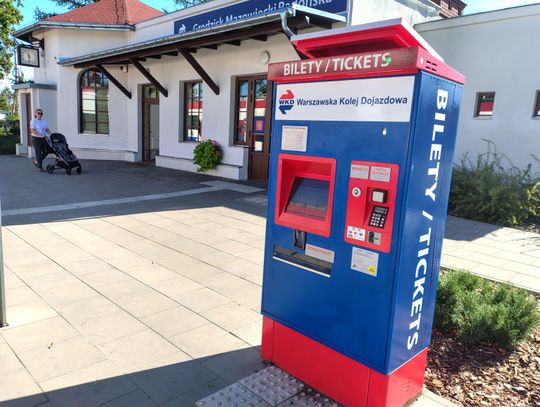 WKD wymieni automaty biletowe. Na części stacji będą chwilowe utrudnienia