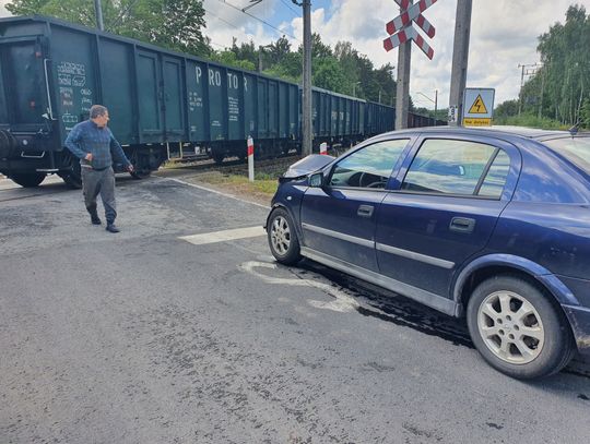 Wypadek na przejeździe kolejowym