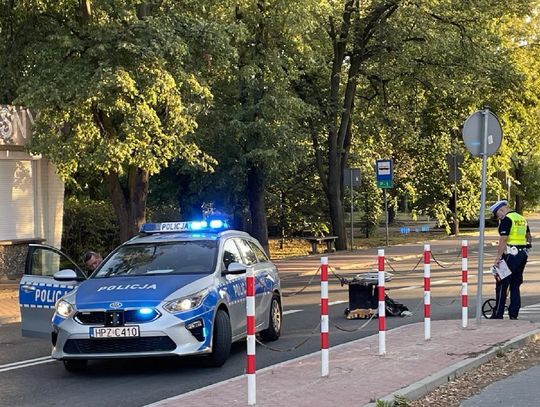 wypadek przy stacji pkp Piastów