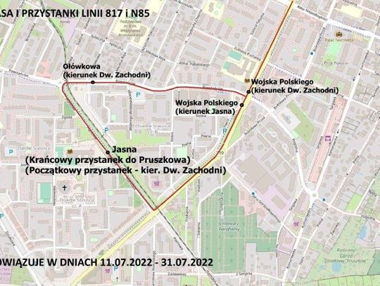 Zmiany w komunikacji miejskiej w Pruszkowie