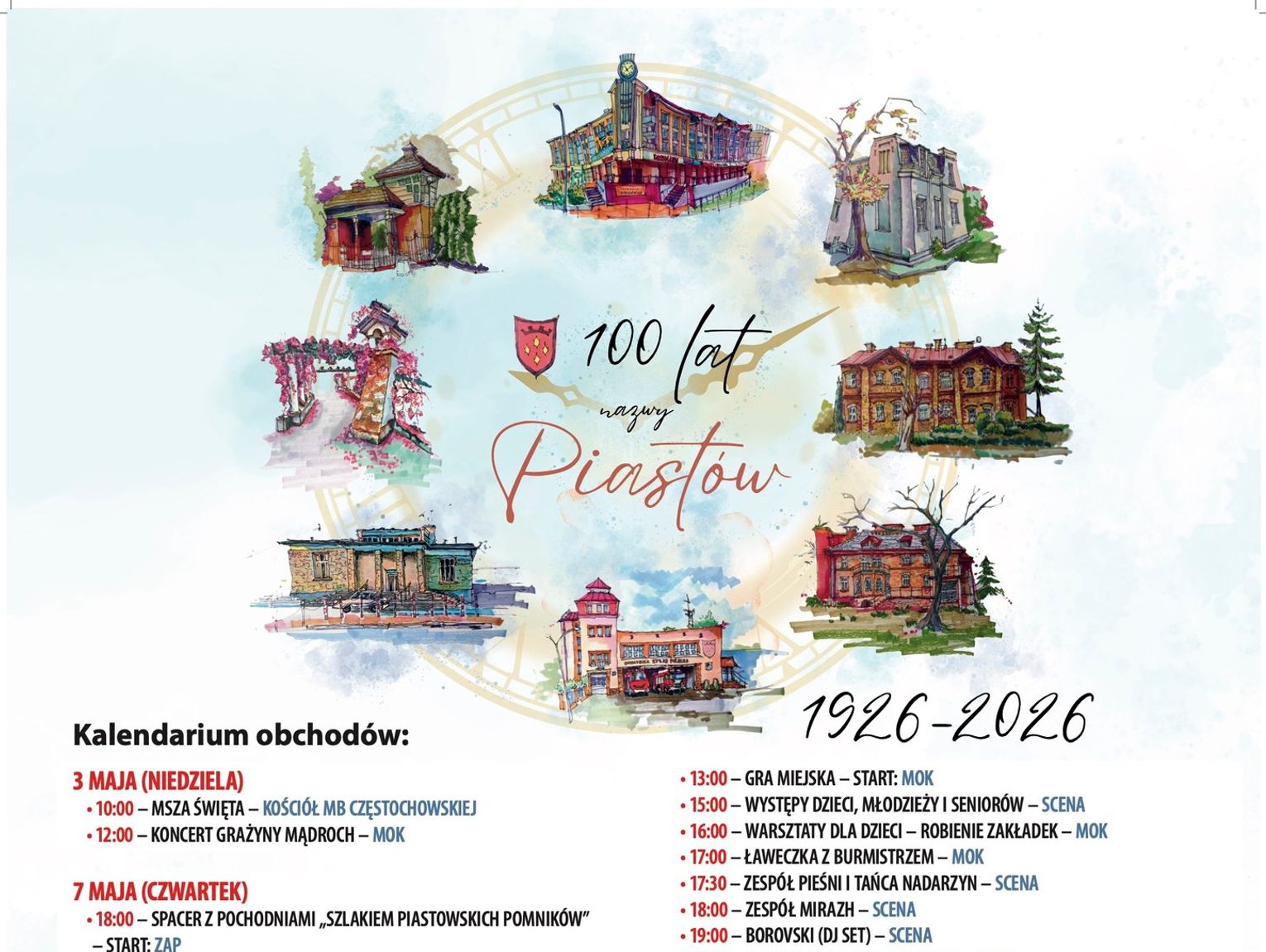 100 lat nazwy Piastów: Sprawdź pełny program jubileuszu i Dni Piastowa 2026!