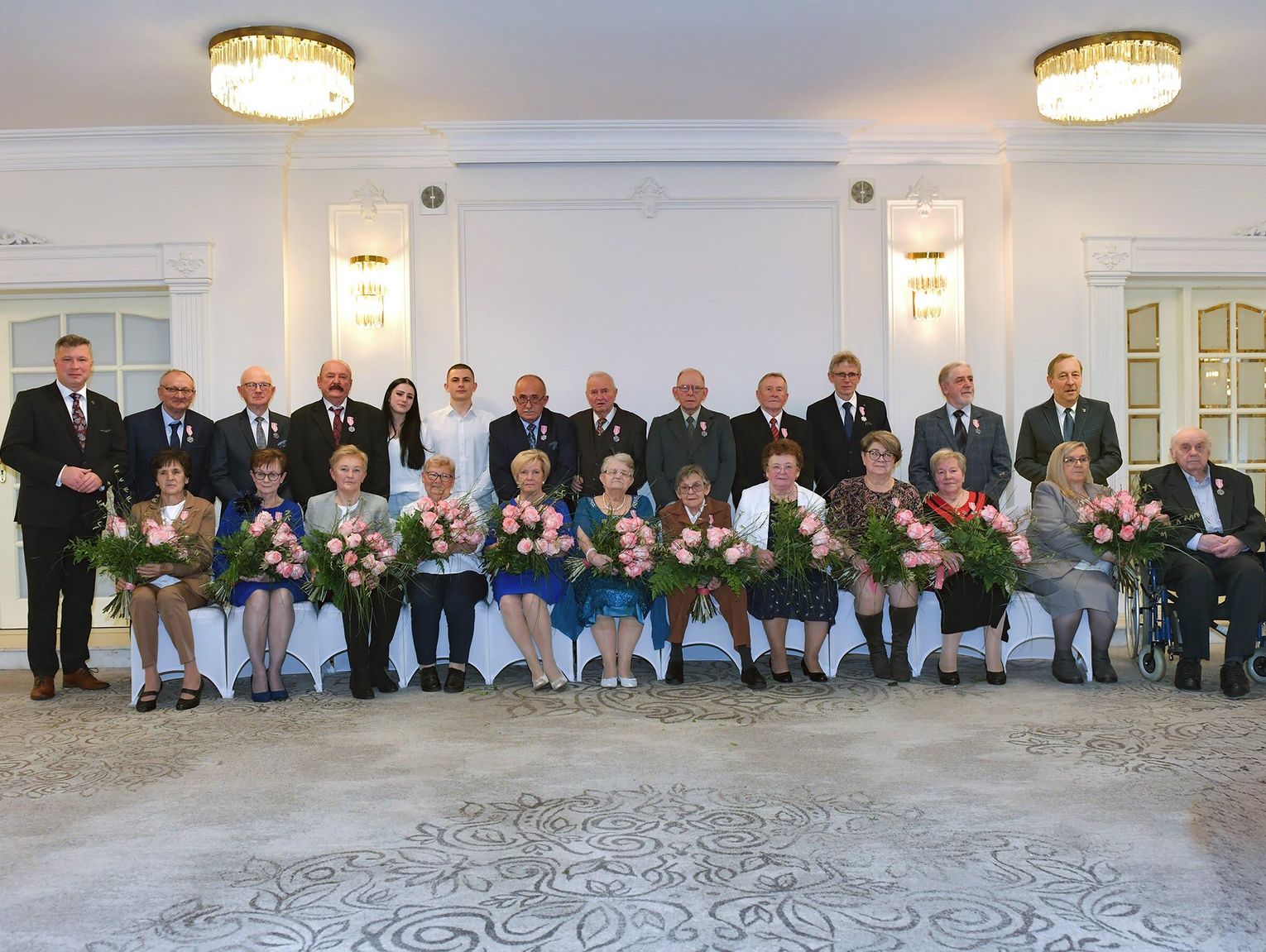 Brwinów świętuje Złote Gody: 23 pary uhonorowane medalami za 50 lat małżeństwa