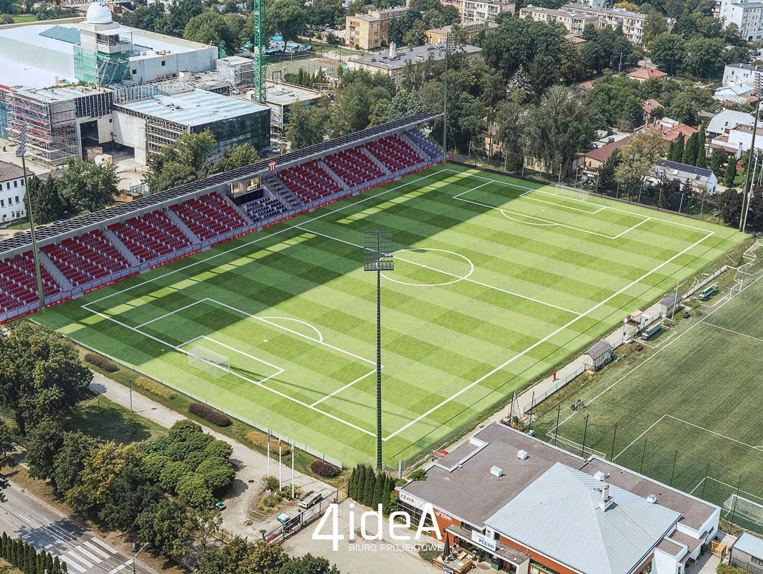 Budowa nowego stadionu Pogoni Grodzisk Mazowiecki: Plany, koszty i licencja PZPN