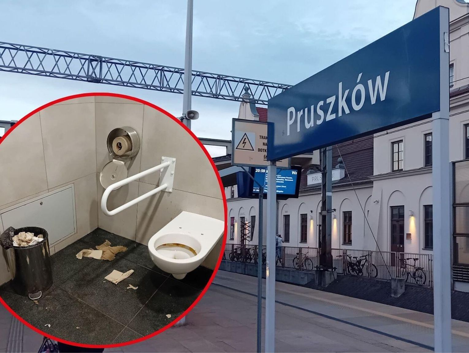 Dworzec PKP Pruszków pod lupą mieszkańców. Miasto interweniuje w sprawie czystości