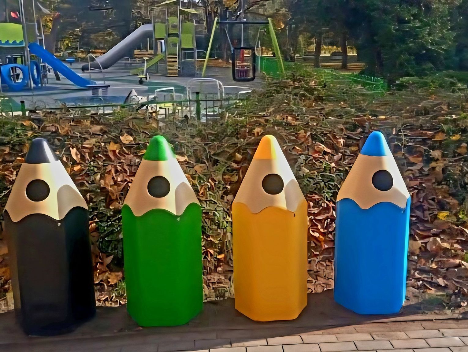 Kredki Bambino na ulicach Pruszkowa