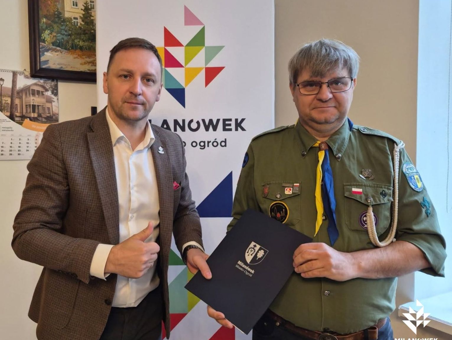 Milanówek i harcerze będą współpracować przy ochronie ludności