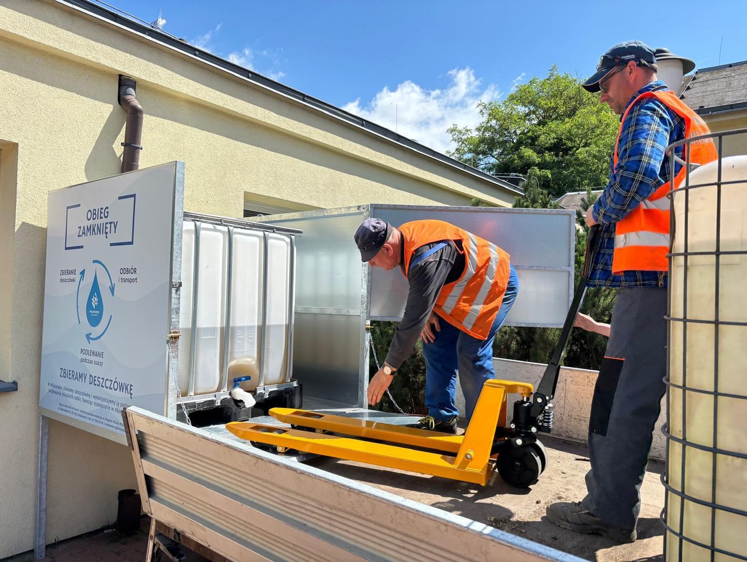 Milanówek zbiera deszczówkę