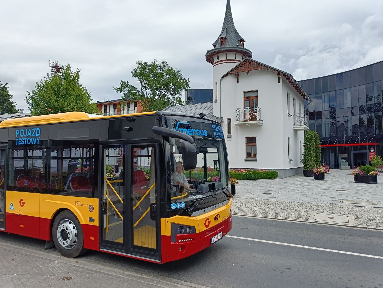 Nowy autobus testowany w Grodzisku Mazowieckim. To pierwszy taki w Polsce!
