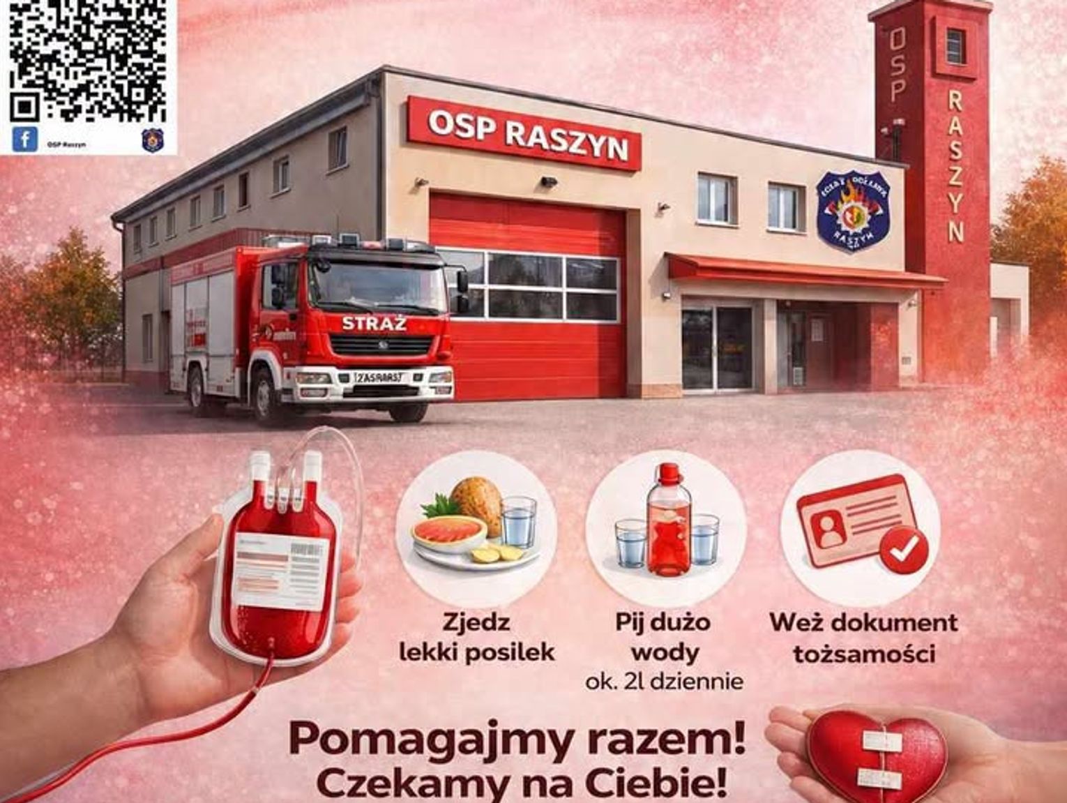 Oddaj krew i uratuj życie. W niedzielę akcja przy OSP Raszyn