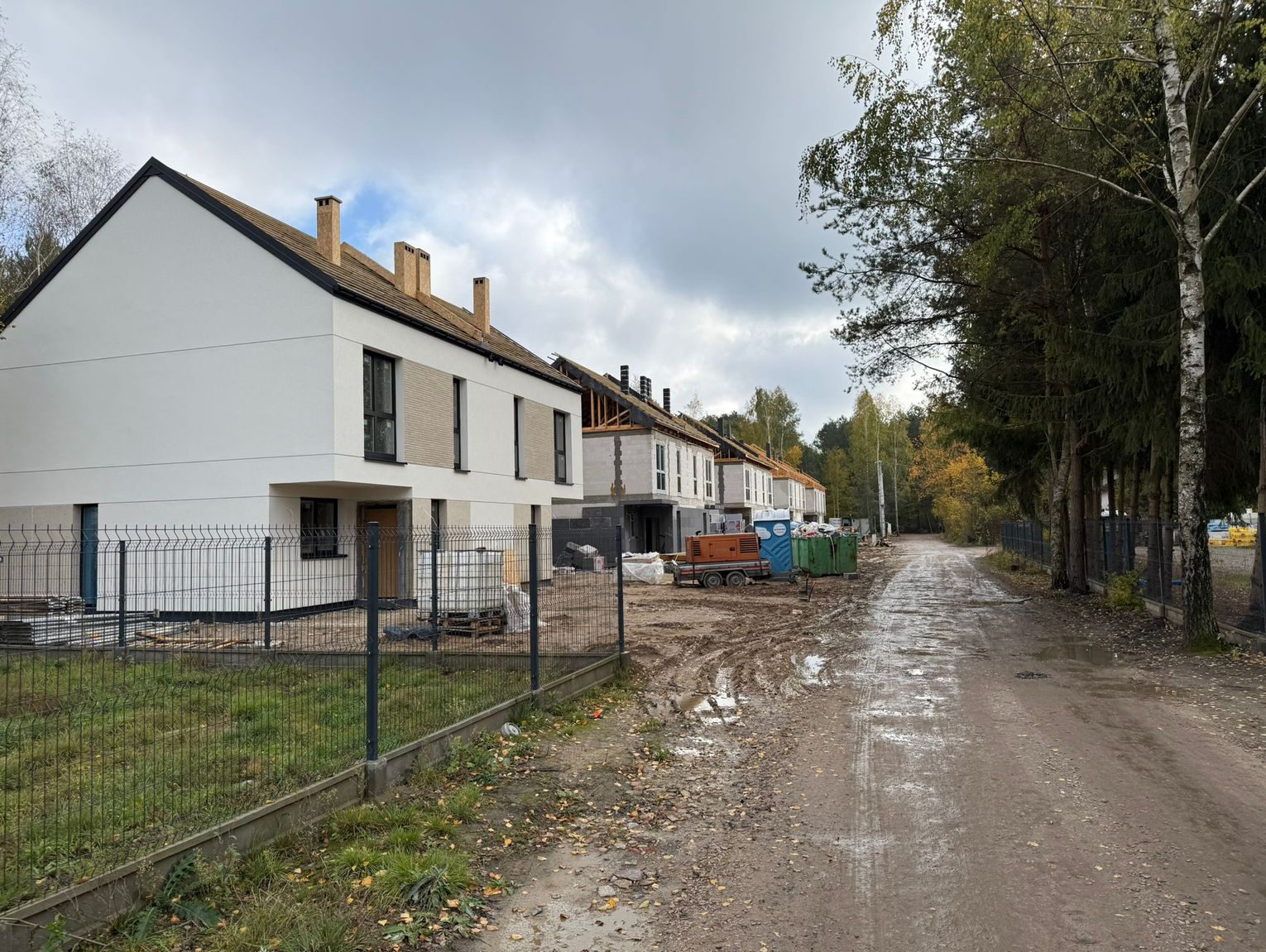 Osiedle domów bez prądu