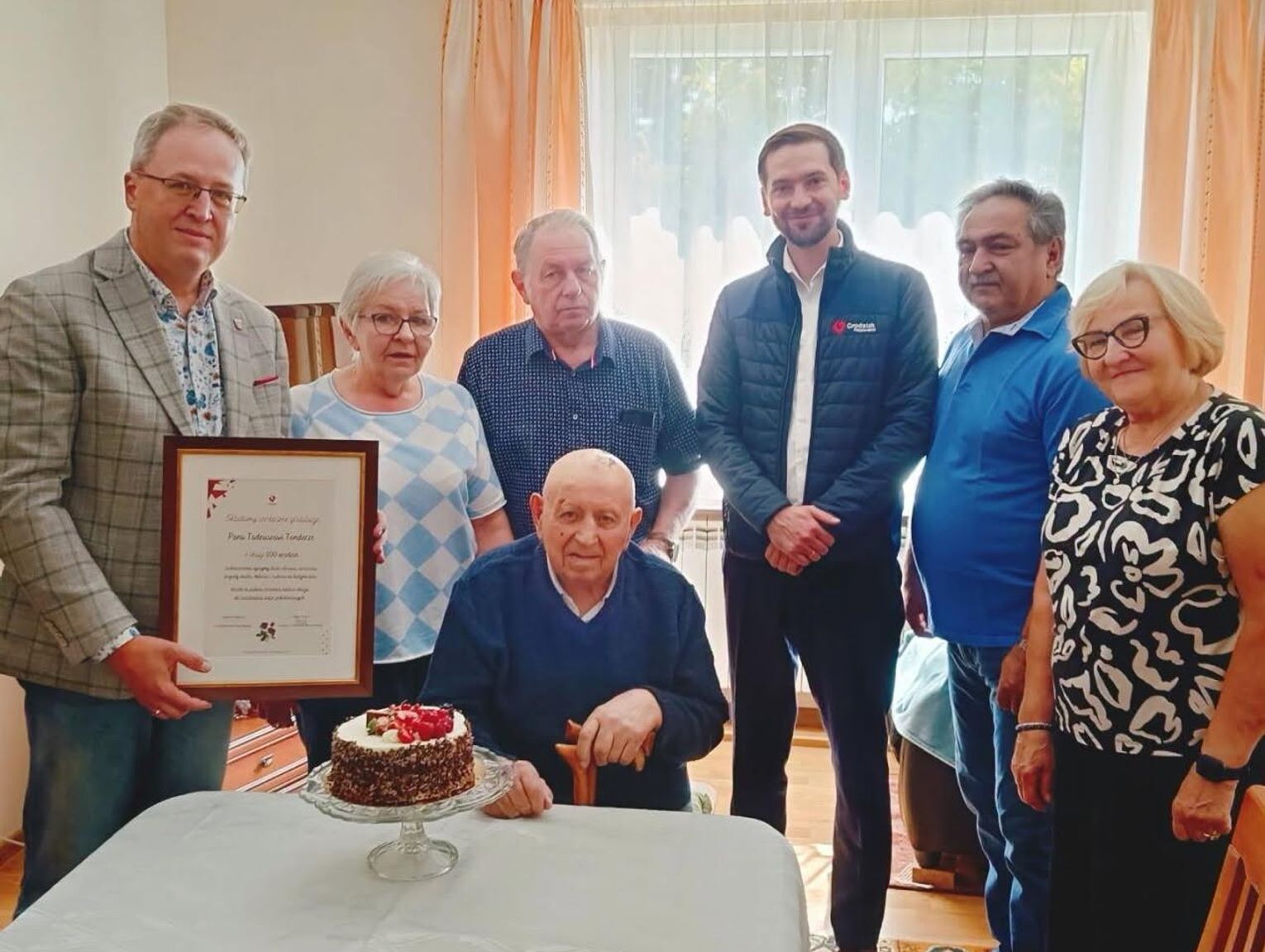 Pan Tadeusz Tondera świętował 100. urodziny