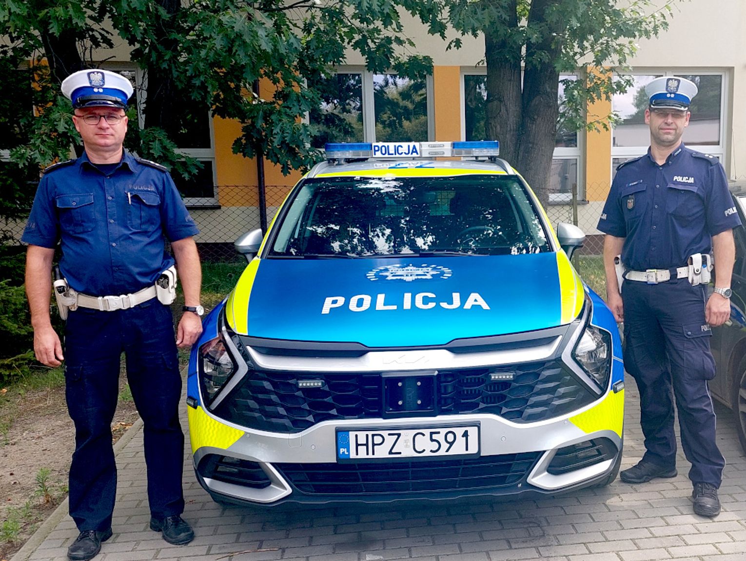 Policyjna eskorta do szpitala